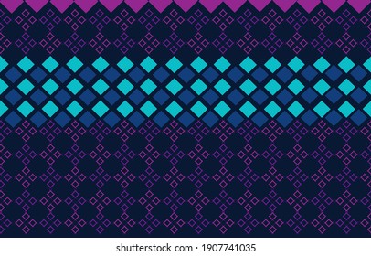 abstract Purple and Blue texture. Purple geometric pattern.Vector background with rhombus and nodes. Vector retro illustration. Ideal for printing on fabric or paper for wallpapers, textile, wrapping.