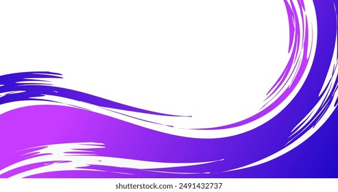 abstract purple and blue wave background