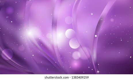 Abstract Purple Bokeh Defocused Lights Background Image