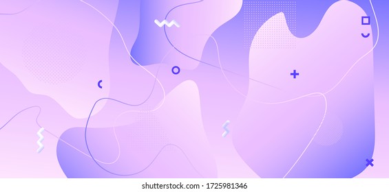 Abstract Purple Brochure. Violet Geometric Concept. Liquid Layout. Futuristic Illustration. Gradient Creative Elements. Abstract Purple Background. Pink Geometric Design. Abstract Purple Poster.