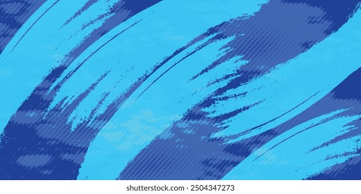 Abstrakter violetter Pinselhintergrund mit Halbtoneffekt. Sport-Hintergrund.