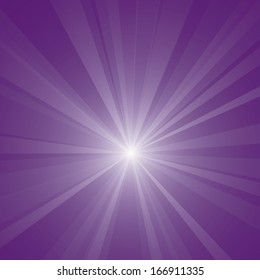 Abstract Purple Burst Vector Background.