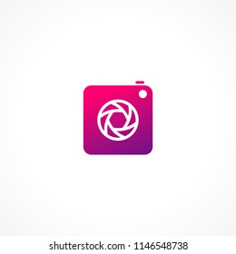 Abstract Purple Camera Box