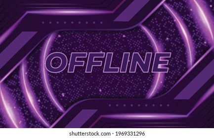 abstract purple carbon fiber background streaming streamer good for streaming frame twitch channel offline mode