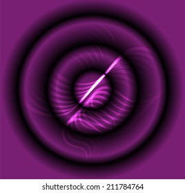 Abstract purple circles background