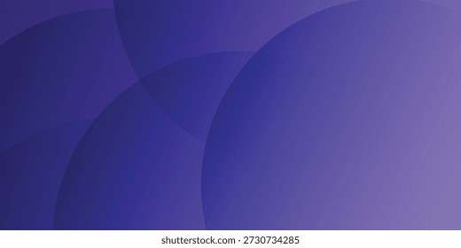 Fundo de círculos roxos abstratos com gradiente suave e formas sobrepostas para projetos de design eps10