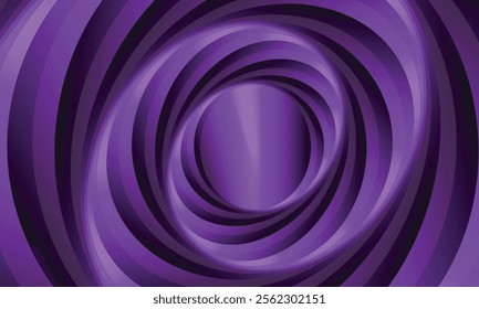 Abstract purple circular wave design, suitable for digital art backgrounds