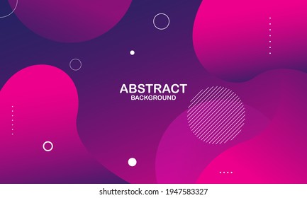 Fondo abstracto de color púrpura. Composición dinámica de formas. Ilustración del vector