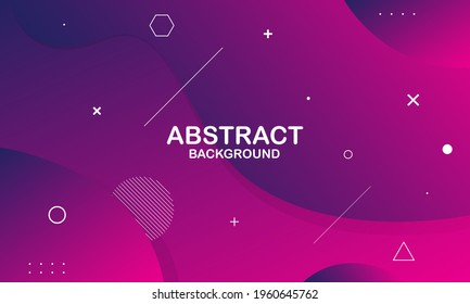 Abstract purple color background. Dynamic shapes composition. Eps10 vector