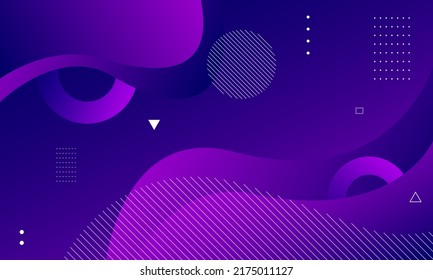 Abstract purple color background. Dynamic shapes composition. Eps10 vector