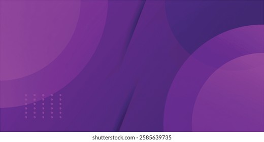 Abstract purple color background.  Dynamic style banner design from fruit concept. Template for the design of a website landing page or background