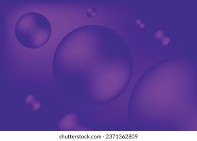 Abstract purple color background., Minimal geometric background. Purple elements with fluid gradient. 