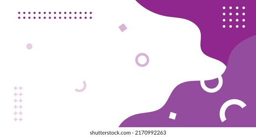 Abstract purple color professional and editable background with different shapes