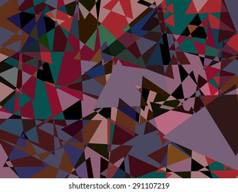 Abstract purple color triangles background