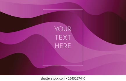 abstract purple color waves background vector design