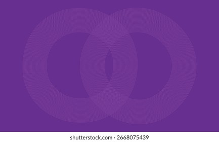 abstract purple colour circle pattern with purple background.