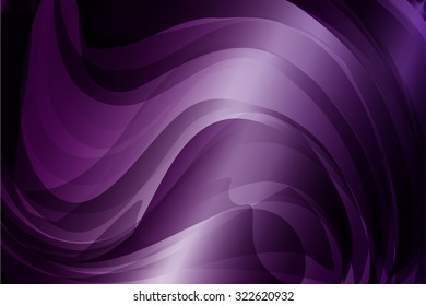 Abstract purple curve and wavy background