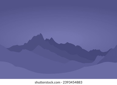 Abstract purple dark Silhouette Background