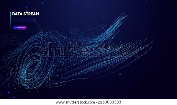 Abstract purple\
data stream. Abstract digital background cloud technology. Big Data\
Technology vector\
illustration.