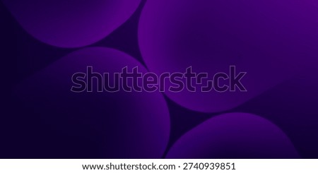 Abstract Purple Deep Gradient Background with Fluid Geometric Shapes