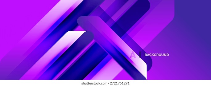 Design roxo abstrato. Camadas dinâmicas criam um efeito visual moderno e elegante. Óculos de gradiente oferecem profundidade, textura.