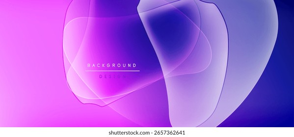 Abstractas diseño púrpura. Las Formas superpuestas crean un efecto visual dinámico. Fondo moderno adecuado para proyectos digitales.