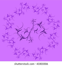 Abstract Purple Design Pattern  Original Vector Illustration Colorful Design Pattern Ideal for Abstract Background