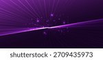Abstract purple diagonal speed lines on dark purple background. Technology hi speed concept. Vector illustration