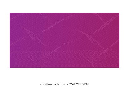 Abstract purple dots background with flowing lines
