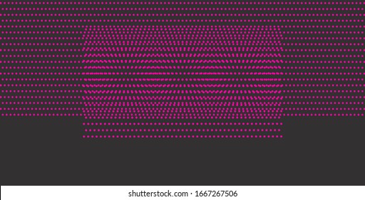 Fondo negro de puntos abstractos Punto cruzado para el folleto en blanco Concepto frío para la portada Gráficos digitales para la presentación Efecto de ilusión óptico para la impresión Plantilla monocroma 
