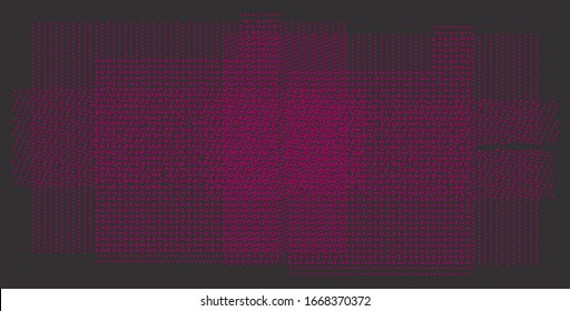 Abstract purple dots spot background Criss-cross dot backdrop for banner blank brochure Cool concept for cover Digital graphic for presentation Optical illusion effect for print Monochrome stylish