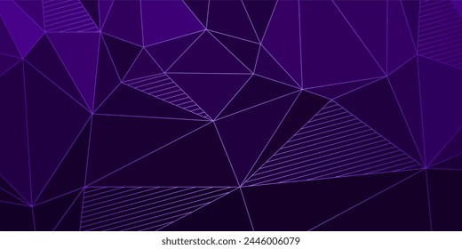 abstract purple elegant background with triangles