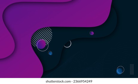 abstract purple element background, dynamic flyer cover