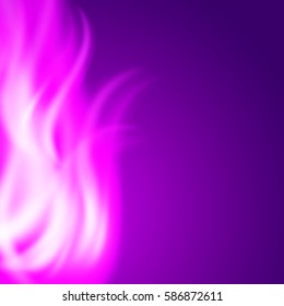 Abstract purple fire background. EPS10 vector.