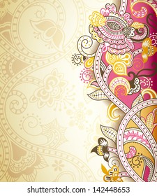 Abstrakter violetter floraler Hintergrund