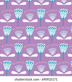  abstract purple floral patterns.vector illustrations