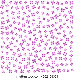 abstract purple flowers. poster spring petals. white background. vector illustration.