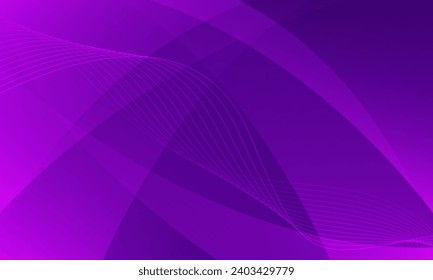 Abstract purple flowing lines background. Vector illustration