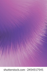 Abstract purple fluffy fur textured background. Vertical banner template