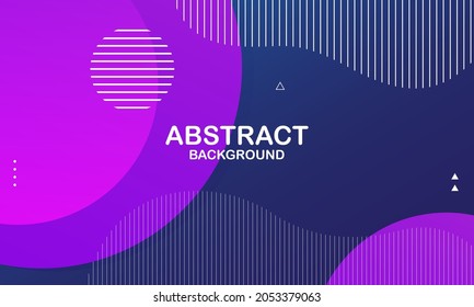 Resumen de fondo geométrico púrpura. Composición dinámica de formas. Ilustración del vector