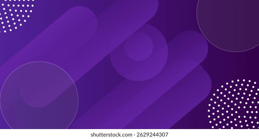 Abstrakter violetter geometrischer Hintergrund. Dynamische Formenzusammensetzung. EPS10-Vektor