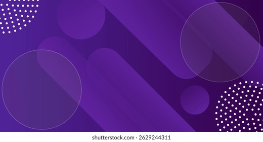 Abstract purple geometric background. Dynamic shapes composition. Eps10 vector