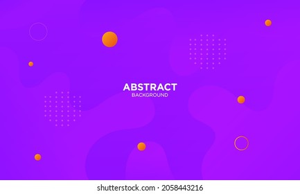 Abstract purple geometric background. Modern background design. gradient color. Fluid shapes composition. Fit for presentation design. website, basis for banners, wallpapers, brochure, posters