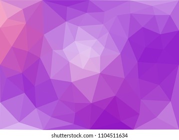 abstract purple geometric background.low poly texture vector