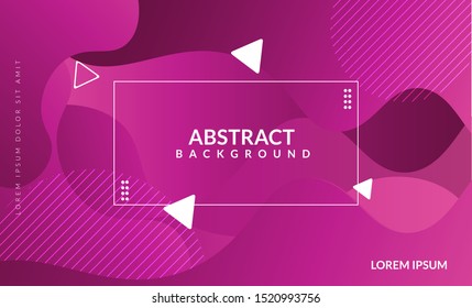 abstract purple geometric background. trendy gradient shape composition abstract style design vector