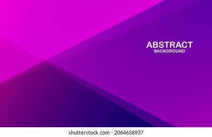 Abstract purple geometric background. Trendy gradient shapes composition. Cool background design for posters. Vector illustration