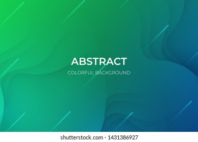 Abstract purple geometric background. Wavy geometric background. Trendy gradient shapes composition Paper cut style design. - Vector