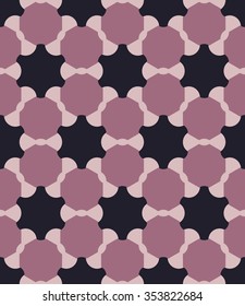 Abstract purple geometric hipster fashion pillow pattern