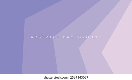 abstract purple geometric layer papercut background vector design