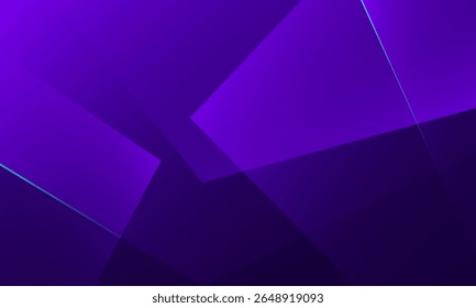 Abstractas fondo de polígono geométrico púrpura. Ilustración vectorial